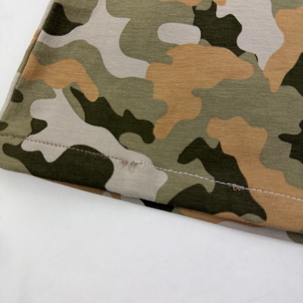 Y2K No Boundaries Camo Tube Top 100% Cotton Shelf Bra Strapless Size S/M - Picture 13 of 15